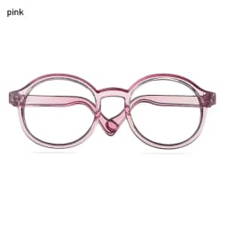Round Frame Miniature Eyewear Clear Lens Candy Color Eyeglasses For 20cm Cotton Idol Doll Accessories Plush Doll Glasses