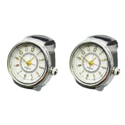 Creative Alloy Shell New Hot Selling Finger Circular Arabic Numeral Scale Dial Couple Men's And Women's Ring Watch