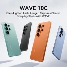 Blackview WAVE 10C Smartphone 4GB+32GB/4GB+128GB 6.88" Android 16 5000mAh Battery 10W Unisoc UMS312 Quad Core 4G OTG Cellphone