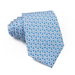 Soft Men's Imitation Silk 52 Colorful 8cm Lines Geometric Patterns Leisure Tie Business Party Gentleman Necktie Accessories Gift