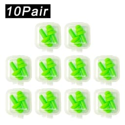 Soft Silicone Earplugs Waterproof Swimming Ear Plugs Reusable Noise Reduction Sleeping Ear Plugs Hearing Protector With Box