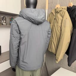 Lightweight Breathable Men's Casual Cotton Jacket Outdoor Functional Windproof Water Resistant Thermal Heating Fleece Lined Coat