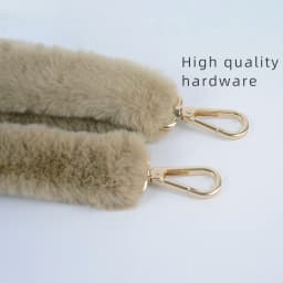1 Pc Winter Warm Long Length Adjustable Plush Bag Strap Replacement Furry Belt for Women Shoulder Crossbody Bags Accessories