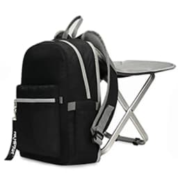 2 In 1 Folding Fishing Chair Backpack Lightweight Stool Combo for Camping Mountain Hiking Picnic BBQ Outdoor Tourist Equipment