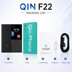 QIN F22 Mini Smartphone Android 11 No Camera Touchscreen Keypad Phone 2.8 Inch 4G LTE Single SIM Google Play Mobile Phone