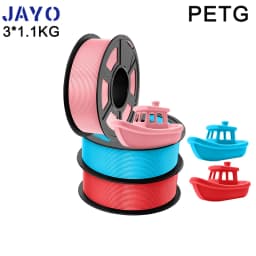 JAYO PETG/PLA Plus 2.0 3D Printer Filament 3 Rolls No Bubbles Smooth Multiple Colors 3D Filament Fit For FDM Printers 1 Roll/1.1