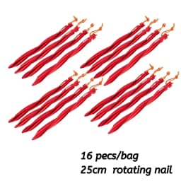 Widesea Camping 16pc/set Tent Pegs Stakes Nails for Hard Snow Floor Outdoor Accessorie Shelter Equipment Supplies Hiking Tourist