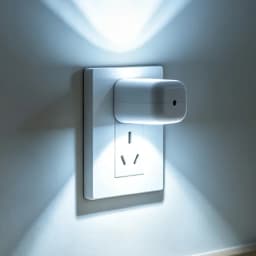 EU/US Plug LED Night Light Dusk to Dawn Night Lamp Auto On Off for Bedroom Bathroom Hallway Kitchen Energy Saving Light Control