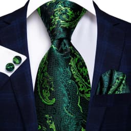 Hi-Tie Silk Wedding Tie For Men Blue White PlaidHandky Cufflink Set Fashion Designer Necktie For Men Business Party Dropship