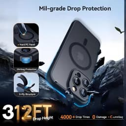 Translucent Magnetic Frosted Matte Phone Case For iPhone 18 Pro 17 16 15 14 13 12 11 Pro Max For Magsafe Wireless Charge Cover