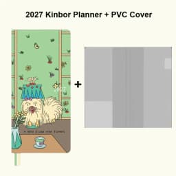 Kinbor 2027 Weekly Planner Pocket Size Notebook Week Plan Notepad Schedule Planning Book Punch Efficiency Manual Daily Writing