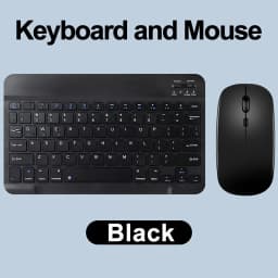 10 in Mini Wireless Keyboard and Mouse Rechargeable Slim Keyboard and mouse set For iPad Air Pro Tablet For Android IOS Windows