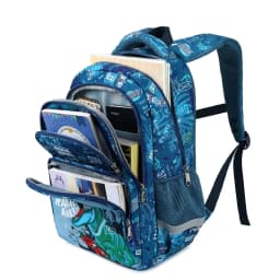 Cartoon Unicorn 3 Piece Set School Bags For Girls Boys Kids Space Backpack Primary School Students Backpack With Lunch Box