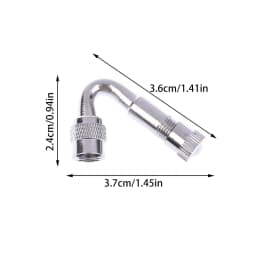 1pc 45 90 135 Degree Angle Bent Valve Adaptor Tyre Tube Valve Extension Adapter For Motorcycle Truck Car Moto Bike
