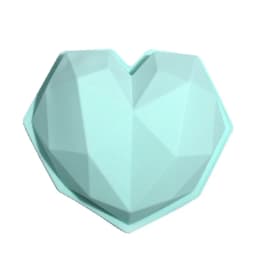 Big Diamond Heart Silicone Mold Big Love Heart Cake Fondant DIY Mould Cakes Mousse Chocolate Decorating Tools Soap Molds