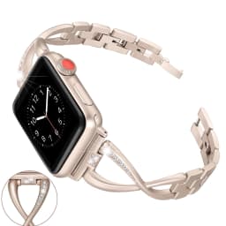 Women Diamond Strap For Apple Watch 12 11 10 9 SE3 46mm 42mm 41mm 45mm 44 40 38mm Stainless Steel Band iWatch Ultra 4 3 2 1 49mm