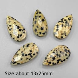Water Drop Shape Stone Charms Faceted Amazonite Pendant Natural Gems Crystal Charms For Jewelry Making DIY Necklace 13x18mm
