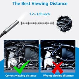 iOS Endoscope Camera for iOS System HD 960P Inspection Sewer Borescope Camera for 5/6/7/8/9/10/11/12/13/14/15/16/17...