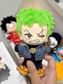 EAKI Licensed One Piece Plush Blind Box Luffy Zoro Nami Full Crew Cute Desktop Ornament Anime Peripheral Present For Anime Hobby