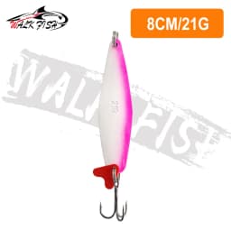 WALK FISH New 16g-28g Metal Spinner Spoon Trout Fishing Lure Hard Bait Sequins Noise Paillette Bait Hard Sequins Spinner