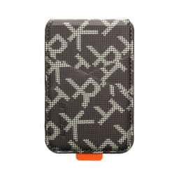Luxury Camo Pattern Faux Leather For MagSafe Card Holder With Stand For iPhone Samsung Series RFID Anti-Skimming Wallet