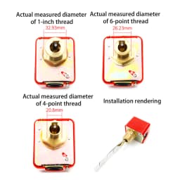 1pc Target Flow Meter Stainless Steel Seal Red Flow Sensor Controller Water Flow Switch Tool