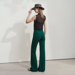 Amii Women's Flared Pants 2026 Summer New Pin Tuck Casual Trousers With Flowy Drape Simple Office Long Pants For Women 12612019