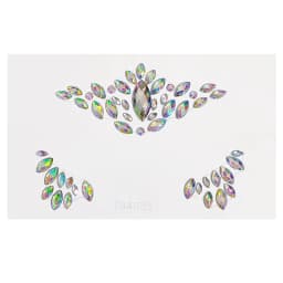 Cute Cat 3D Acrylic Rhinestone Face Sticker Masquerade Party Face Makeup Decoration Temporary Tattoo Face Painting Decals