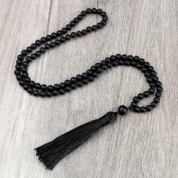 108 Mala Beaded Tassel Necklace Tiger Eyes Turquesa Meditation Yoga Jewelry Women Malachite Bohemian Ethnic Amazonite Necklace