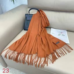 Luxury Solid Winter Scarf Women Pashmina Shawls Soft Scarves Wraps Cashmere Feel Blanket Warm Stoles for Lady Outdoor Bufanda