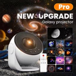 Upgrade13 in 1 Planetarium Galaxy Projector Pro,360°Rotation Galaxy Lamp with Bluetooth Speaker&Timing LED Lamp for Bedroom Gift