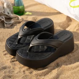 Soft Platform Wedge Heel Flip Flops Women Summer 2026 Lightweight EVA Height Increase Beach Slippers Thick Bottom Sandals Mujer