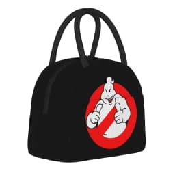 Ghostbuster Insulated Lunch Bag Cooler Bag Reusable,Meal Container High Capacity Tote Lunch Box Food Storage Bags