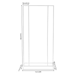 Balloon Wedding Backdrop Stand Garden Floral Balloon Frame Freestanding Geometric Background Stand for Wedding Party Decor 1*2m