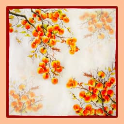 53 65 85cm 100% Real Silk Neck Scarves Woman Modern Square Classic Top Luxury Fall Scarf Kerchief Gift for Girls Leopard Print