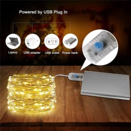 String Lights Fairy Led USB 8Mode 5/10M/20M 50/100/200LED WithRemote Control Garlands Home Wedding Christmas Holiday Decor Lamps
