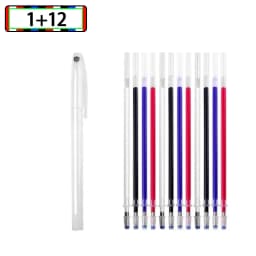 4-40Pcs High Temperature Disappearing Fabric Marker Pen Erasable Refill Pens For Patchwork Fabric PU Leather Mark Sewing Tools