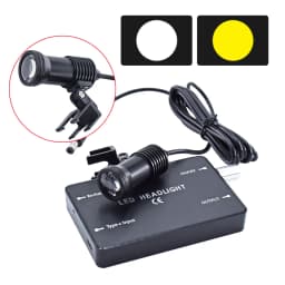 Dentistry Binocular Magnifier 2.5X 3.5X Ultra-lightweight Optical Loupes 320-420mm Magnifying Glass With Wireless 5W Headlamp
