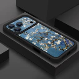 White Flowers Branches Case For iPhone 17 Pro Max Funda iPhone 16 Pro Max 11 12 13 14 15 16E 18 Shockproof Silicone Soft Cover