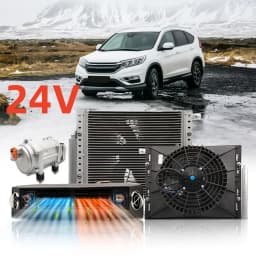 Treeligo 12V Car Air Conditioner Units Auto Cooling Parking Air Conditioning Fan Kit For Seden SUV Truck Camper Van Bus Boat