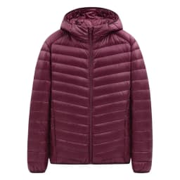 Snow-ready Down Parka Men's Lightweight Down Coat with Hood Warm Winter Jacket for Cold Weather Windproof Long Sleeve Outerwear