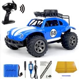 KY-1816A RC Classic Beetle 1:18 Remote Controlled Car Model High Speed Off Road Children's Remote Controlled Car Toy for Kids