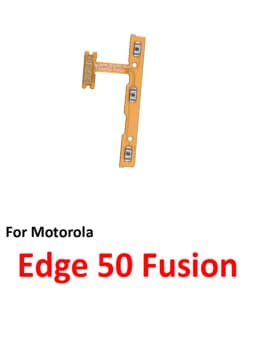 Phone Power Volume Button For Motorola Moto Edge 50 Fusion New On Off Up Down Key Internal Flex Cable Repair Parts Blue