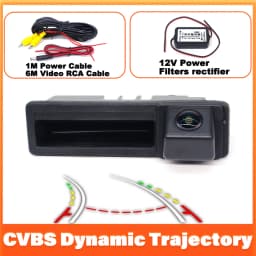 Backup Camera For Audi A5 S5 RS5 Cabriolet B8 8T 2009~2017 HD CCD Night Vision Car Rear Trunk Handle Reversing Rear View Camera