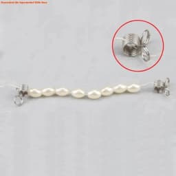 10 Pcs Beads Stopper Mini Spring Clamps Creative Bead Wire Ends Jewelry Making Tool for DIY Handmade Bracelets Necklace