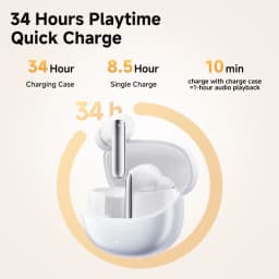 QCY MeloBuds Pro ANC Wireless Earphones 46dB Active Noise Cancellation Earbud Bluetooth 5.3 Hi-Res Audio with LDAC Headphones