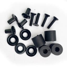 4 Sets Kydex Holster Screw Parts Fast-dialing Sheath Screw Fittings Making K Sheath DIY Waist Clip Screw Accessories