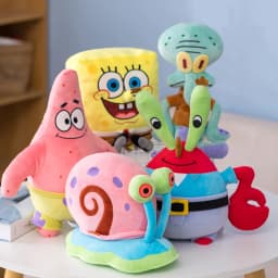  Original Peluche Spongebob Patrick Star Eugene H. Krabs Gary the Snail Plush Toy Throw Pillow Cute Plushies Decorations Gift