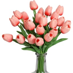 Artificial Flower Realistic Touch Tulip Scrapbooking Home Room Decoration Wedding Garden Archway Garland Festival Bouquet DIY