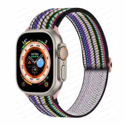 Scrunchie Strap for Apple watch band 40mm 44mm 41mm 45mm 38mm 49mm 45 mm Elastic Nylon bracelet iWatch series 8 se 7 6 5 3 Ultra